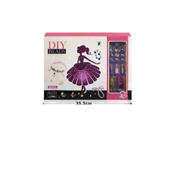 DIY Beads Jewelry & Makeup Set – Dress Design Theme | LD6029