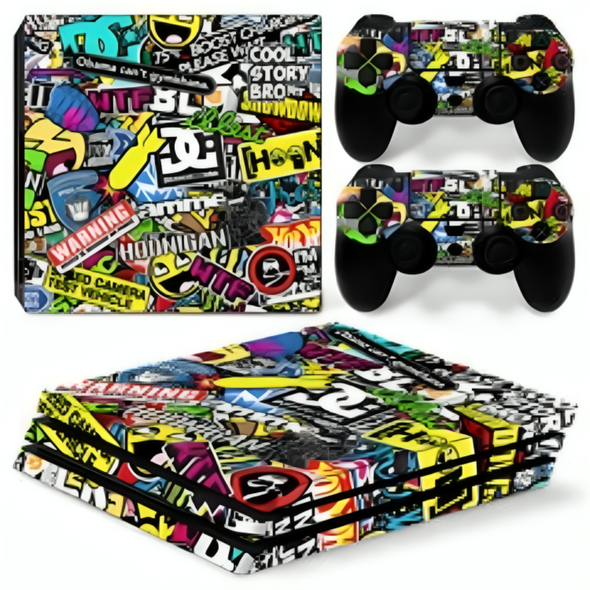 Playstation 4 Pro Skins | Stickers - Design 1