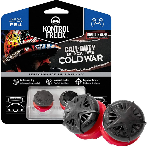 KontrolFreek Performance Thumbsticks For PlayStation 4 & PlayStation 5 - Call of Duty Cold War 2 High-Rise