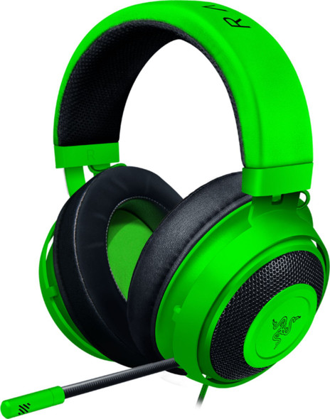 Razer - Kraken Wired 7.1 Surround Sound Gaming Headset for PC, PS4, PS5, Switch, Xbox One, Series X|S - Green | RZ04-02830200-R3U1