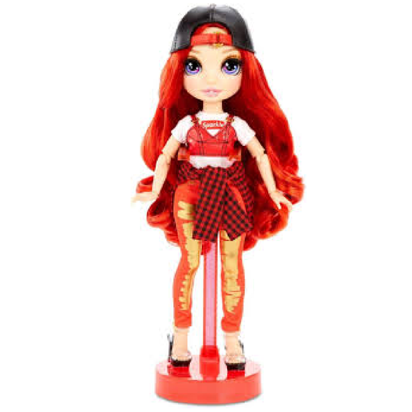 Rainbow Fashion Doll – Red Street Style Outfit | TK1441