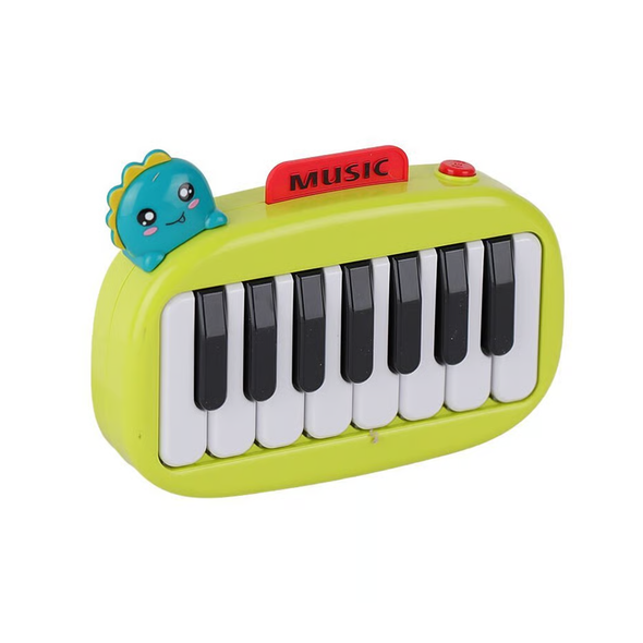 Animal Musical Piano with Light-Up Keys – Kids Music Toy (Yellow) | 8898B