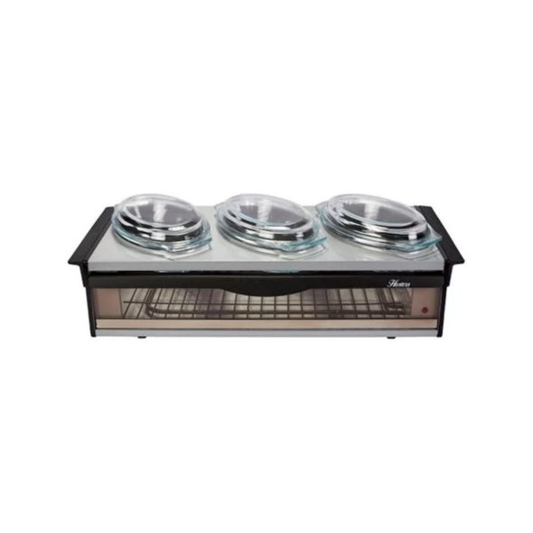 Hostess Three Tray Food Warmer Buffet Server | HO392