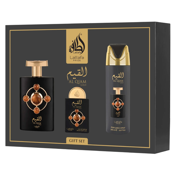Lattafa Pride Giftset Al Qiam Gold - 3pcs