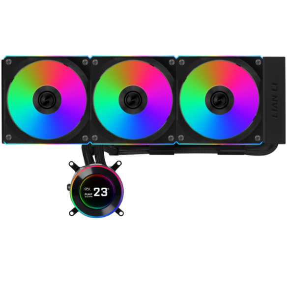 Lian Li HydroShift II LCD-C 360R Liquid CPU Cooler - Black | G89.GHS2LCD36RB.00