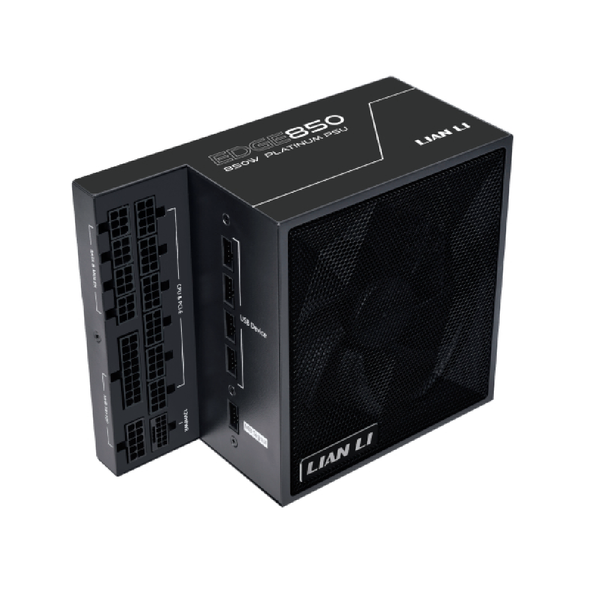 Lian Li EDGE Platinum 850W Fully Modular Low-Noise ATX 3.1 & PCIE 5.1 Compliant Black Power Supply | G9P.EG0850.BE00.EU