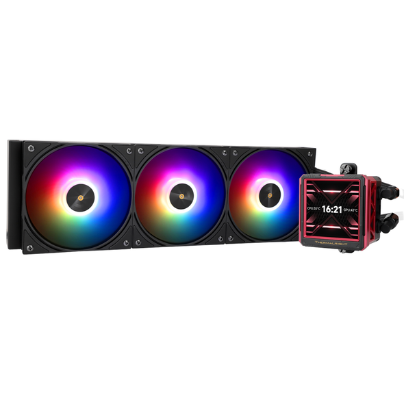 Thermalright Frozen Warframe 360 Ultra Black ARGB Liquid CPU Cooler with LCD Screen
