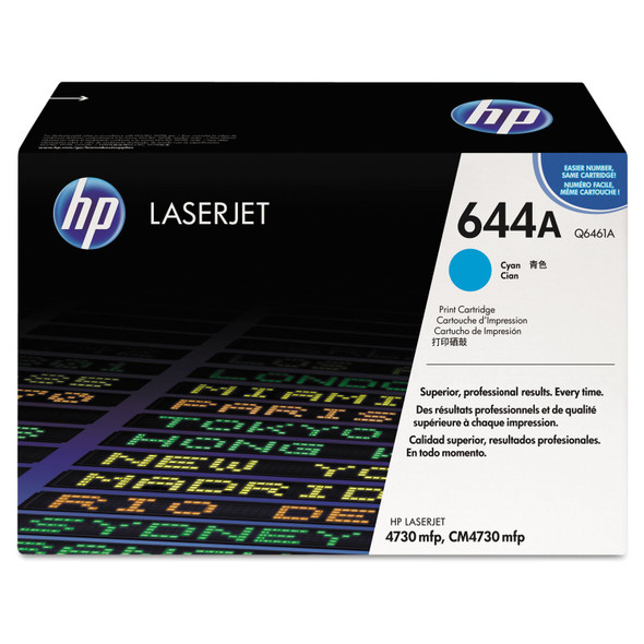 HP 644A Cyan Original LaserJet Toner Cartridge | Q6461A