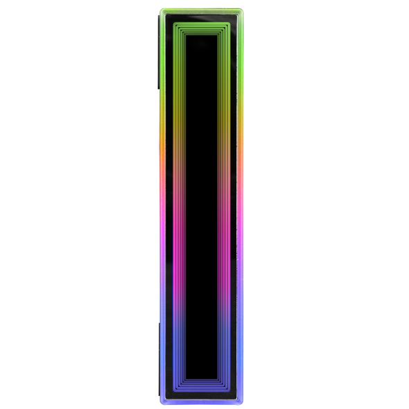Thermalright 120mm Reverse ARGB Case Fan infinity Mirror Design - Black | TL-M12R-S