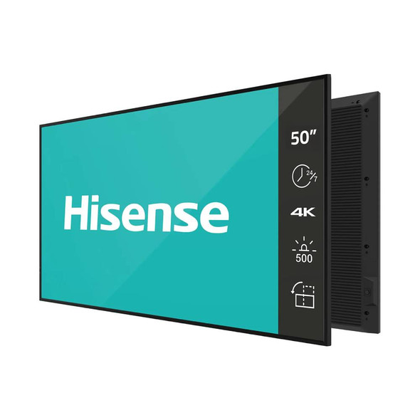 Hisense 50" 4K UHD Digital Signage Display 24/7 Operation | 50DM66D
