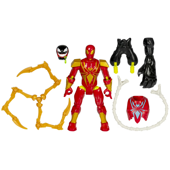 Hasbro Spiderman MixMashers Spider-Man Iron Spider Toy Deluxe Figure | HBSPF9206