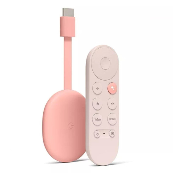 Google Chromecast with Google TV 4K Sunrise (pink/peach)
