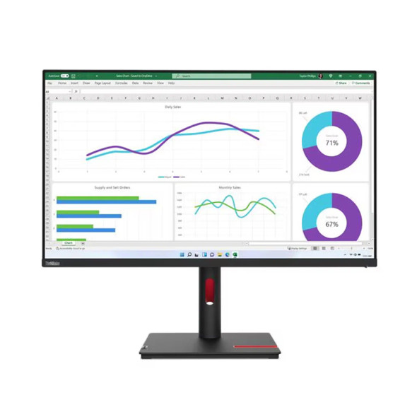 Lenovo ThinkVision T32h-30- 31.5" QHD USB-C Hub Monitor | 63D3GAT1EU