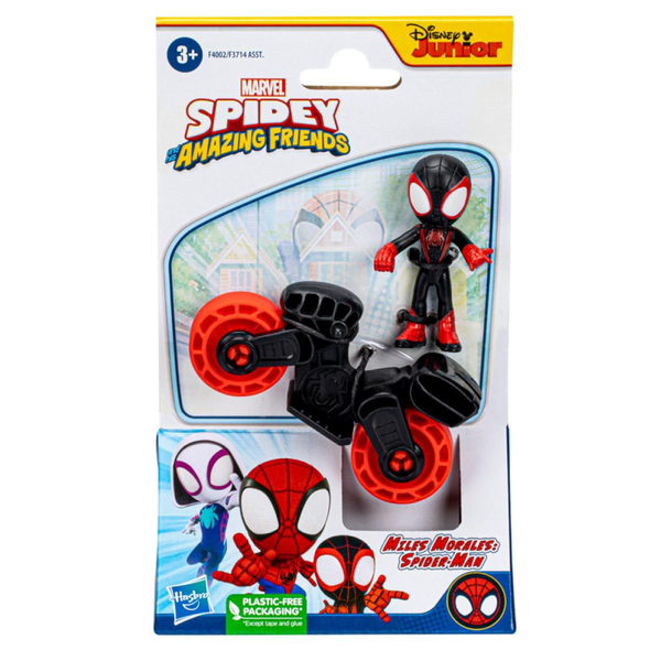 Hasbro Spiderman Marvel Saf Bike And Fig Ast | HBSFF3714