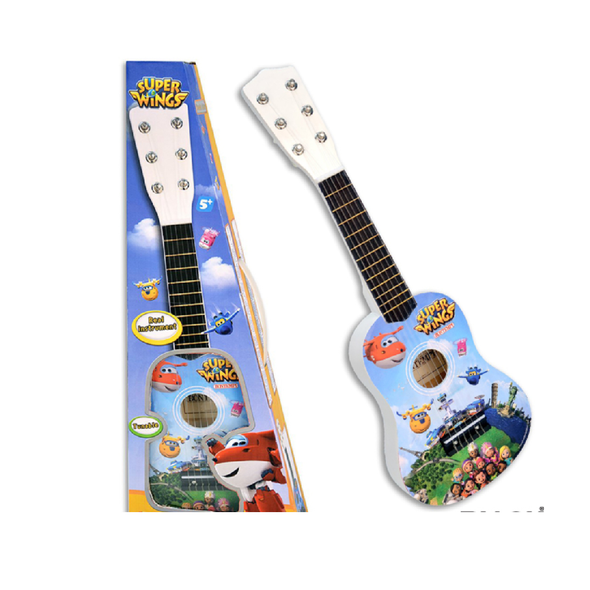 Bontempi Wooden Guitar Super Wings for Kids | 225569