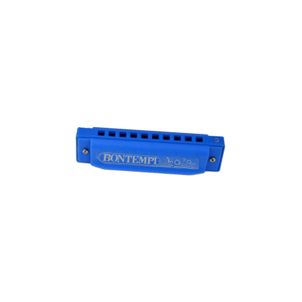 Bontempi Plastic Harmonica 10 Notes – Assorted Colors (Blue) | 301010