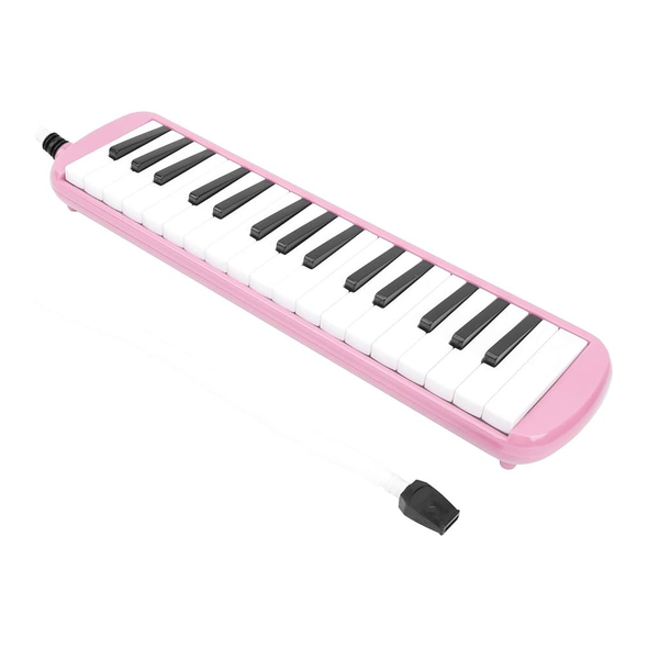 Bontempi Mouth Piano 32 Keys with Mouth Tube & Case – Pink | 333271