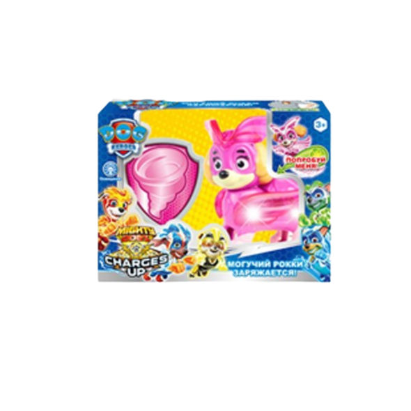 Paw Patrol Mighty Pups Action Figure with Badge – Pink (Skye) | 7135