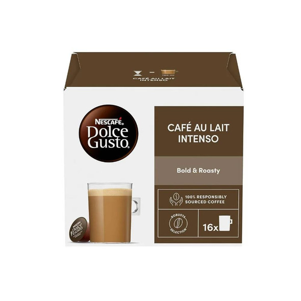 Nescafe Dolce Gusto Cafe Au Lait Intenso, 16 Capsules 160G | NESC-69786