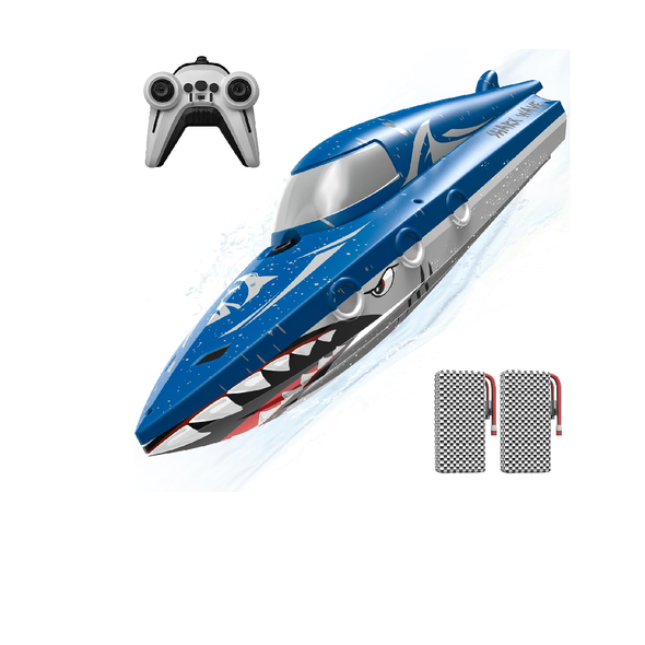 Airship Shark Wave High-Speed RC Racing Boat – Blue 2.4GHz | G4102-1