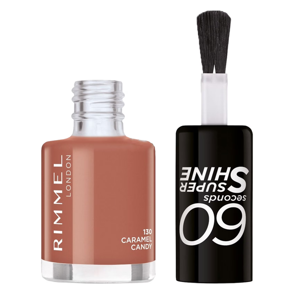 Rimmel 60 Seconds Nail Polish - 130 Caramel Candy | 259797