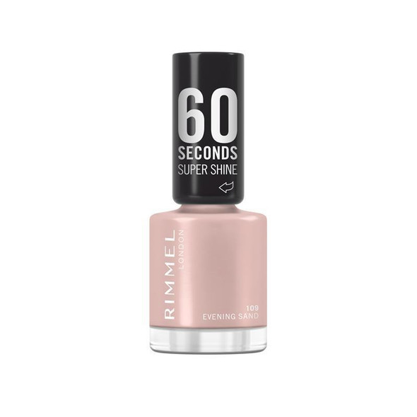 Rimmel 60 Seconds Super Shine Nail Polish - 109 Evening Sand | 292948