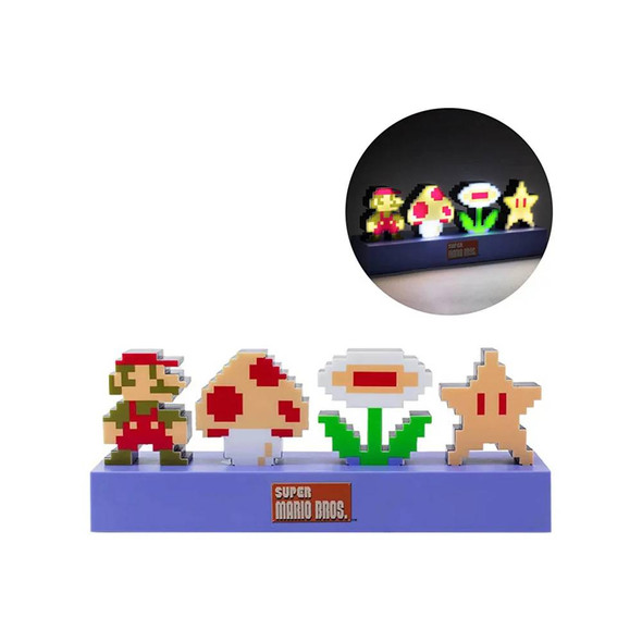 Super Mario Bros Icons Light Decorative Light Up Figure