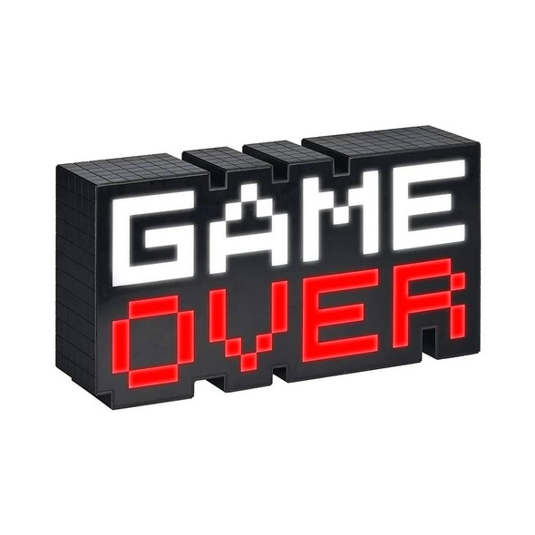 Game Over 8-Bit Pixel Light Color Changing Light