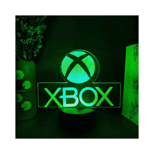 Gaming Room Desk Setup Lighting Decor Xbox Logo LED Night Lamp - 7 Color Change