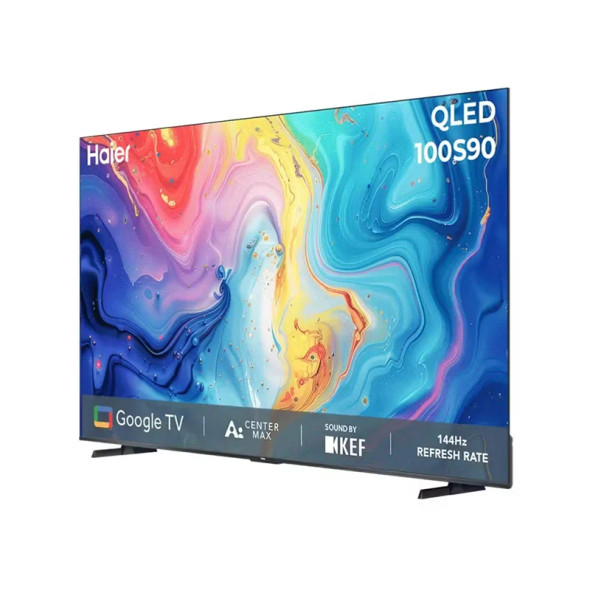 Haier 100″ Smart Mini Led Tv 4K Google Tv 144Hz Ai | H100S90FUX
