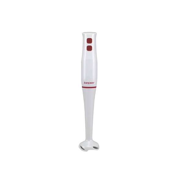 Beper Hand Blender 400W, Stainless Steel, Turbo Function - White | P102FRU003