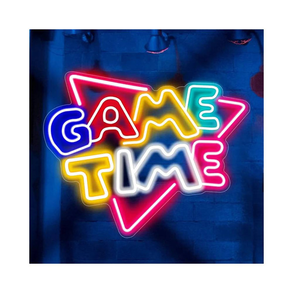 LED Light Neon Sign For Wall Decor 39×32 cm - Game Time
