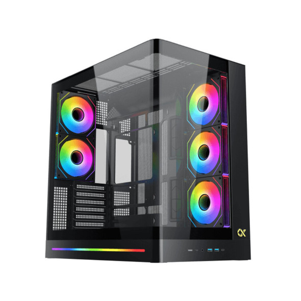 Xigmatek Pano II Air Tempered Glass E-ATX Case - Black | EN48517