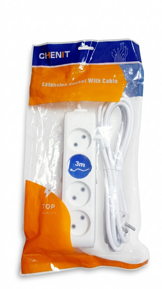 Shako 4 Ports Extension Socket with Cable 3M