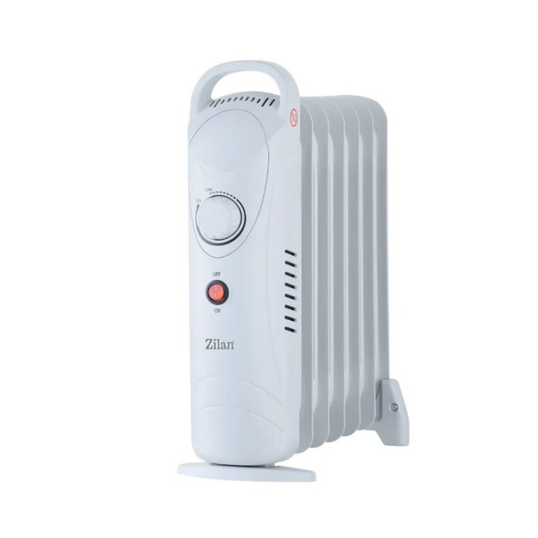 Zilan Electric Oil Heater – 7 Elements, 700W, Adjustable Thermostat - White | ZLN4980