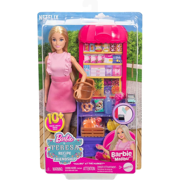 Barbie Teresa Market Playset Doll with Accessories | JCT05
