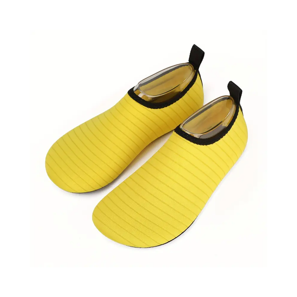 Unisex Aqua Water Shoes Slip-On Quick Dry – Yellow | 588-1