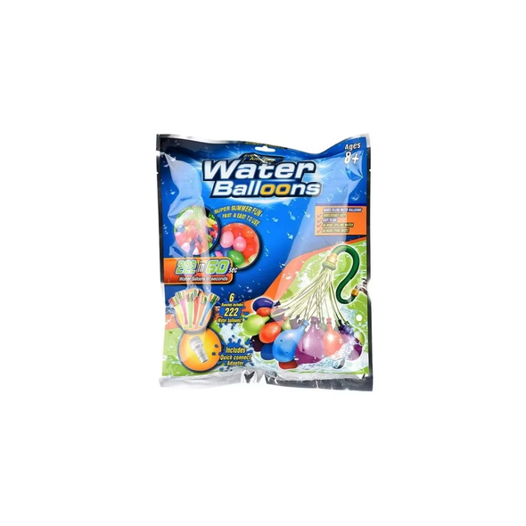 Water Balloons Quick Fill 222 Pieces in 60 Seconds Set | V21-6A