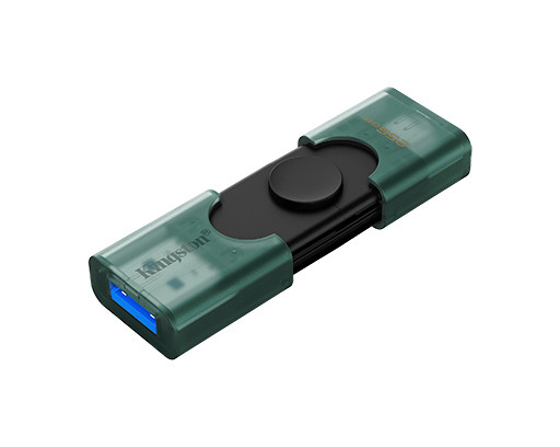 Kingston DataTraveler 256GB Duo USB USB 3.2 Gen 1 Type-C & Type-A Flash Drive | DTDEG2/256GB