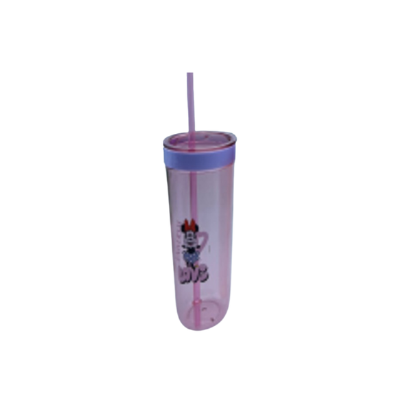 Disney Minnie Mouse Tumbler Cup with Straw - Pink | LZ-23122-1