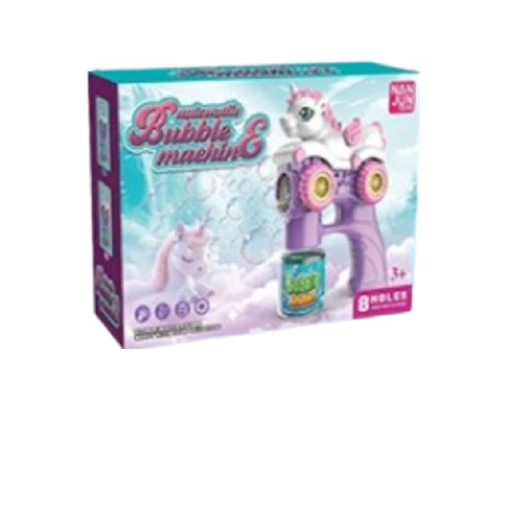 Automatic Unicorn Bubble Machine - Pink/Purple | 8899-52E