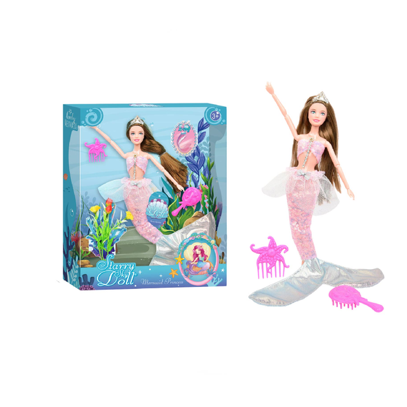 Starry Sky Doll Mermaid Princess Fashion Doll with Accessories | SK014/SK014A