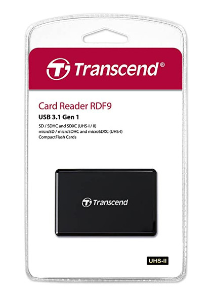 TRANSCEND ALL IN 1 UHS-II MULTI CARD READER USB 3.1 GEN 1 | TSRDF9K2