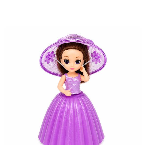 Mini Cupcake Princess Transform Doll – Purple Dress Edition | LM2505-5