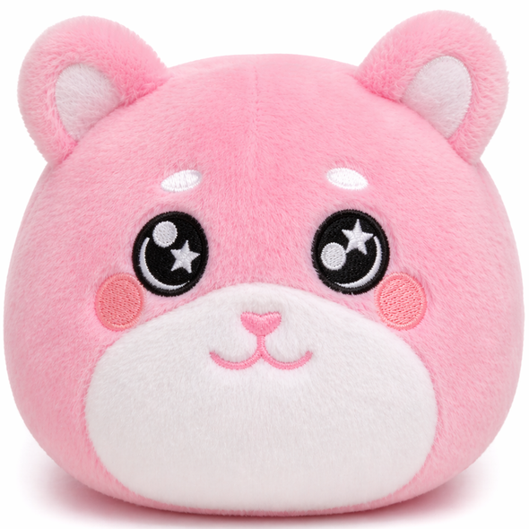 Squishy Animal Plush Toy – Pink Bear Edition | CQS708-6-2