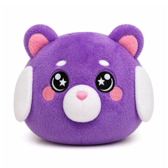 Squishy Animal Plush Toy – Purple Bear Edition | CQS708-6