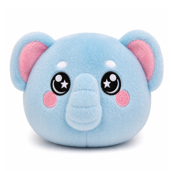 Squishy Animal Plush Toy – Blue Elephant Edition | CQS708-6