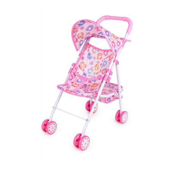 Foldable Doll Stroller – Pink Edition | LQ6604AB