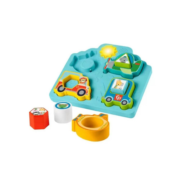 Fisher-Price Shapes & Sounds Vehicle Puzzle Music Toy | MTFPHRP31