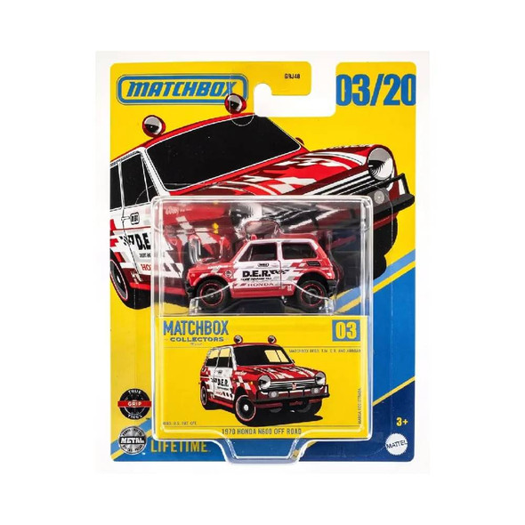 Matchbox Collectors 1970 Honda N600 Off Road 1:64 Die-Cast Model | MTMBGBJ48 03/20